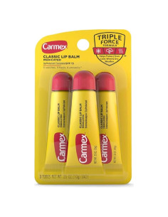 Bálsamo Labial Carmex Clásico Hidratante 3 Tubos 10g
