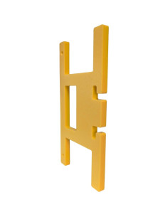 Carrete Organizador de Cable Eléctrico Cauff Amarillo 30.48m 2