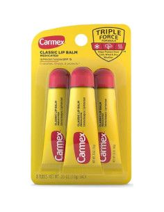 Bálsamo Labial Carmex Clásico Hidratante 3 Tubos 10g 2
