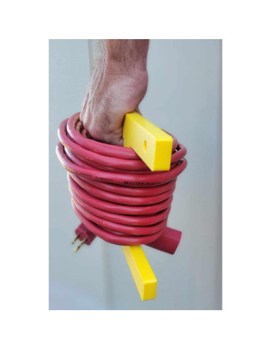 Carrete Organizador de Cable Eléctrico Cauff Amarillo 30.48m