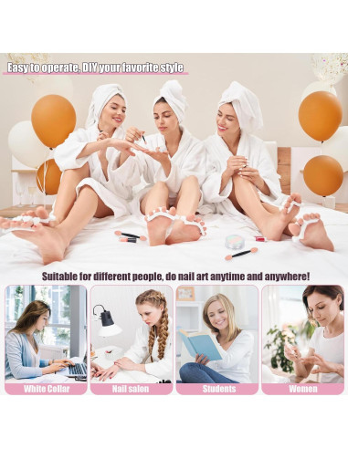 Kit 8 Tarros Polvo de Uñas Cromado Artdone Efecto Espejo