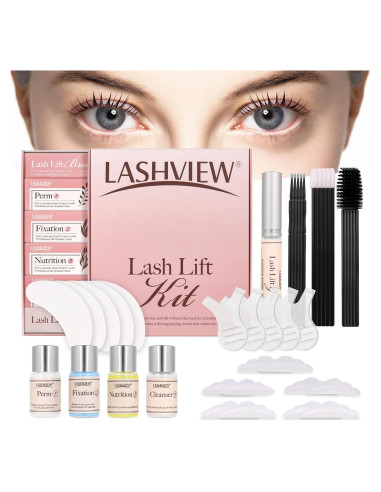 Kit de Elevación de Pestañas LASHVIEW - Rizado Semi-Permanente