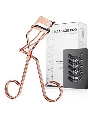 Rizador de Pestañas Kaasage Profesional con Almohadillas Reemplazables