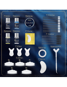 Kit Profesional de Elevación de Pestañas y Cejas WUGOYU 2 en 1 2