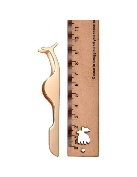 Pinzas para Pestañas Postizas EIAKE Doradas 10.5 cm Pinzas para Pestañas Postizas EIAKE Doradas 10.5 cm