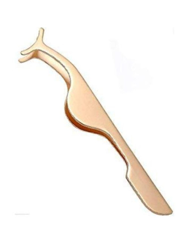 Pinzas para Pestañas Postizas EIAKE Doradas 10.5 cm
