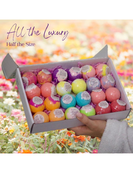 Set de 24 Bombas de Baño Lujosas EvolutionUSA para Mujeres Set de 24 Bombas de Baño Lujosas EvolutionUSA para Mujeres