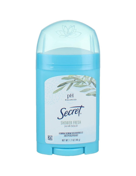 Desodorante Antitranspirante Sólido Secret Fresco 48 g - Paquete de 2
