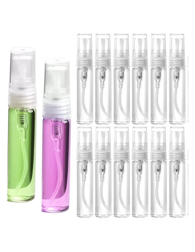 Botellas de Spray Rellenables AxiyanX 5ml - 10 Pcs Vidrio