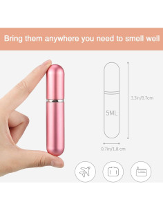 Boao 10 Piezas Atomizador de Perfume Rellenable 5 ml Viaje 2