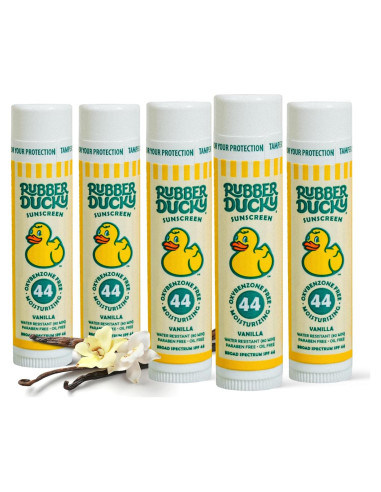 Bálsamo Labial Patito de Goma SPF 44 Vainilla 5 Unidades