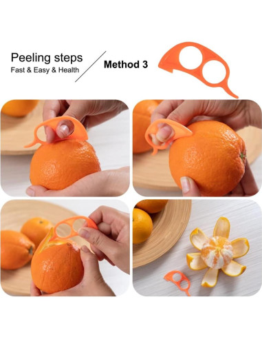 Juego de 6 Peladores de Verduras Soft Home - Acero Inoxidable