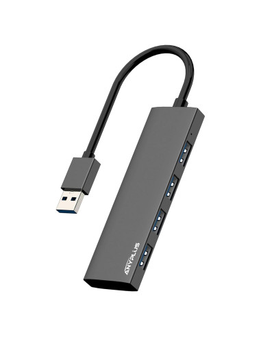 Hub USB 3.0 ANYPLUS 4 Puertos Aluminio Ultra Delgado
