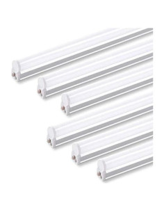 Barrina 6 Pack Luz LED T5 1.22m 2200lm 3000K Blanco Cálido