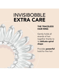 Gomas de Pelo Espirales Invisibobble - Paquete de 3 Transparentes 2