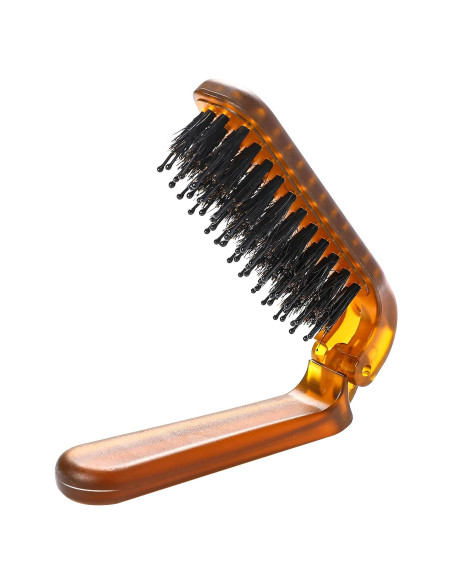 Cepillo de Cabello Plegable Sliverdew Mini 17.8x2.5cm para Viaje Cepillo de Cabello Plegable Sliverdew Mini 17.8x2.5cm para Viaje