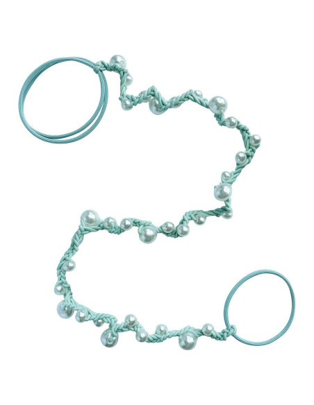 Tiras de Cabello en Espiral SISYOUP Aqua 63.5 cm Sin Daño Tiras de Cabello en Espiral SISYOUP Aqua 63.5 cm Sin Daño