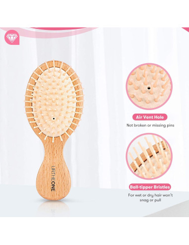 Mini Cepillo Desenredante URTHEONE para Todo Tipo de Cabello