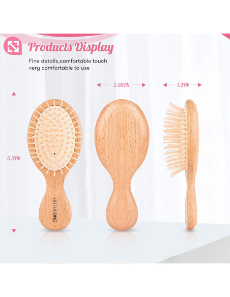 Mini Cepillo Desenredante URTHEONE para Todo Tipo de Cabello Mini Cepillo Desenredante URTHEONE para Todo Tipo de Cabello
