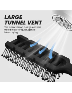 Cepillo Desenredante Balon para Todo Tipo de Cabello 21.7cm 2