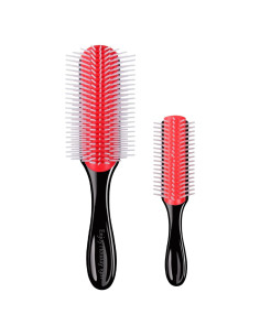 Cepillo para Cabello Rizado Enjoy Holiday 1981 2 PCS Rojo