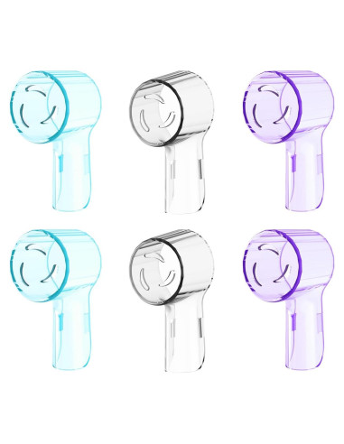 Cubierta para cepillo de dientes eléctrico Oral-B - 6 tapas de colores