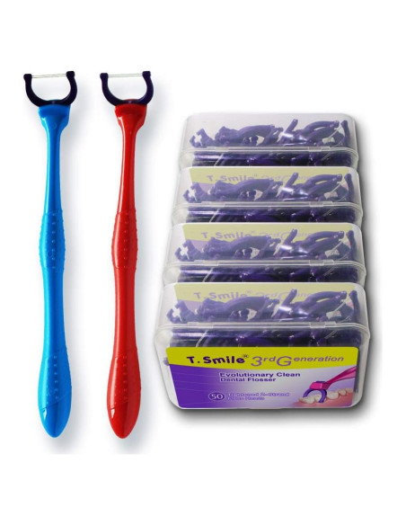 Hilo Dental Evolutivo T.Smile con 2 Mangos y 200 Recargas Hilo Dental Evolutivo T.Smile con 2 Mangos y 200 Recargas