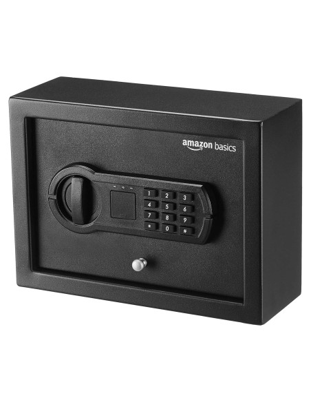 Caja Fuerte Electrónica Amazon Basics 30x22x11 cm Negra Caja Fuerte Electrónica Amazon Basics 30x22x11 cm Negra