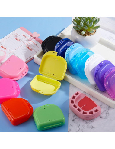 Estuche para Retenedor Dental Sherr 120 Pcs 12 Colores