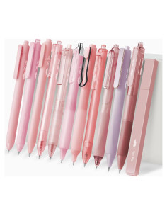 Juego de bolígrafos gel Mr. Pen 12 unidades rosa pastel 0.5mm