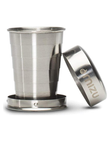 Vaso de Chupito Plegable Mizu 60 ml Acero Inoxidable Libre BPA