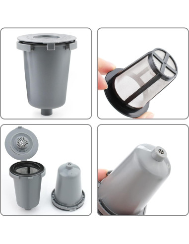 Taza de Filtro Reutilizable FIRJOY para Cuisinart - 2 Piezas