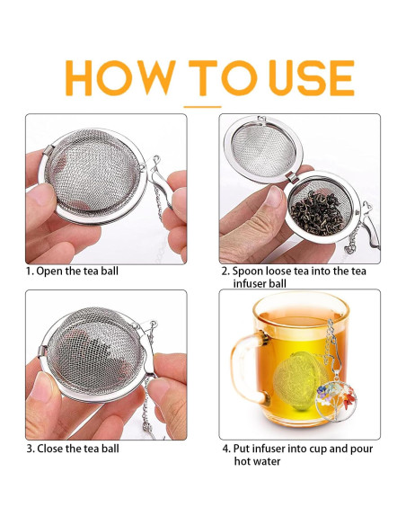 Juego de Infusores de Té de Acero Inoxidable TeaSanavie - 2 Piezas con Colgantes de Media Luna y Árbol de la Vida Juego de Infusores de Té de Acero Inoxidable TeaSanavie - 2 Piezas con Colgantes de Media Luna y Árbol de la Vida