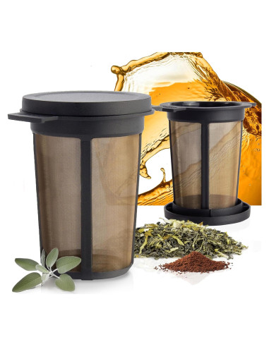 Canasta de Infusión de Café y Té Finum Grande Acero Inoxidable