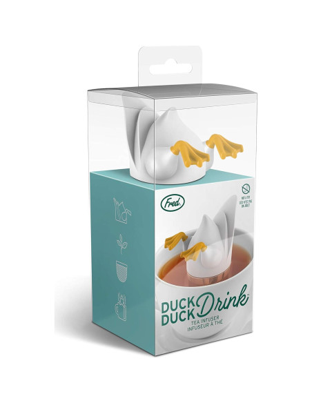 Infusor de Té Pato PATO BEBER Fred - Plástico BPA Free Infusor de Té Pato PATO BEBER Fred - Plástico BPA Free