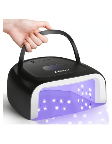 Lámpara de Uñas LED UV 60W Inalámbrica Portátil con 42 Perlas