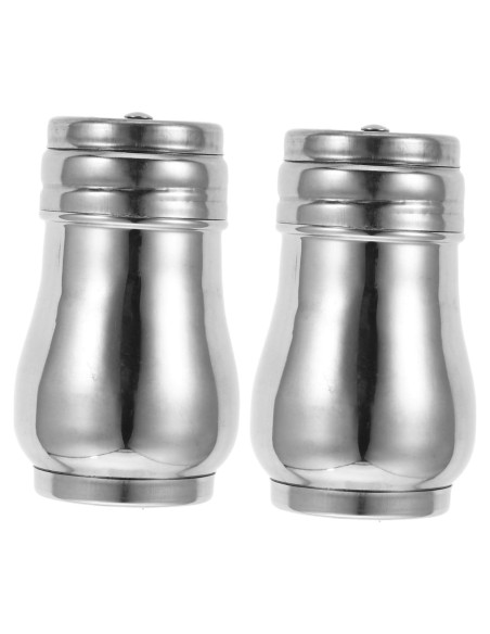 Shakers de Especias de Acero Inoxidable TOPPERFUN 2 Pcs Shakers de Especias de Acero Inoxidable TOPPERFUN 2 Pcs