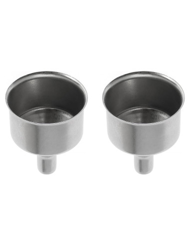 Embudo de Acero Inoxidable Mini 5.08cm para Frascos y Botellas