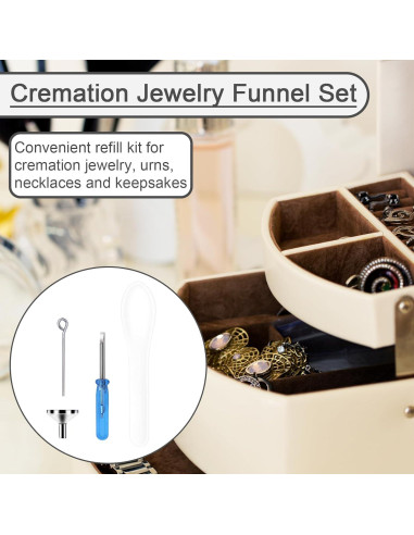 Kit de Embudo de Cremación BOXOB con Cuchara y Accesorios