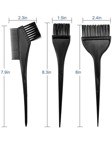 Juego de Brochas y Cuenco para Tinte de Cabello MOONMINI