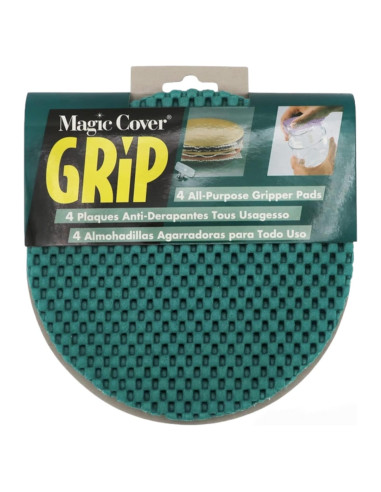 Abre frascos antideslizante 4 PCS - Agarrador goma verde