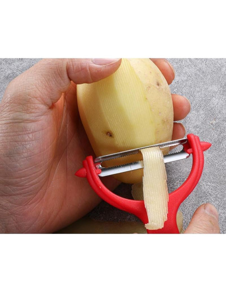 Pelador de Verduras Luszmoax Acero Inoxidable 2 Cuchillas