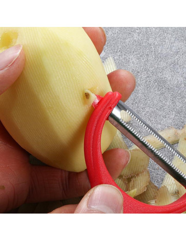 Pelador de Verduras Luszmoax Acero Inoxidable 2 Cuchillas