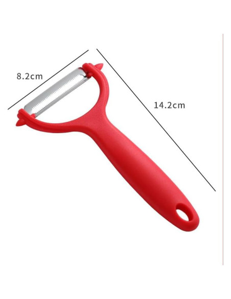 Pelador de Verduras Luszmoax Acero Inoxidable 2 Cuchillas