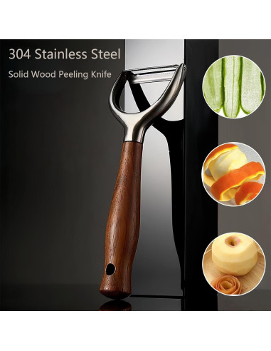 Pelador de Verduras Profesional Laoxiongtou Acero Inoxidable 304