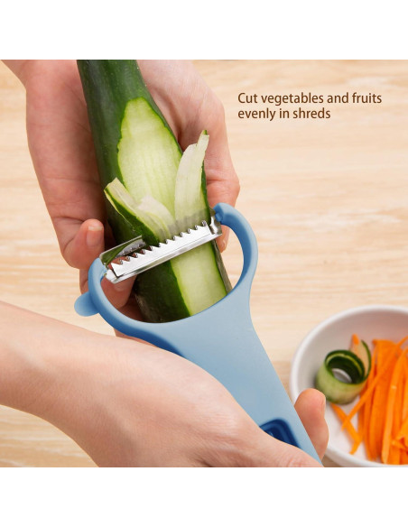 Set de 3 Peladores de Verduras XGIZMOO - Acero Inoxidable Set de 3 Peladores de Verduras XGIZMOO - Acero Inoxidable