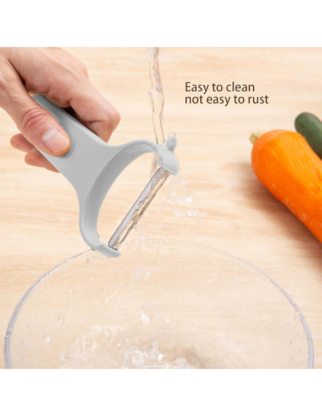 Set de 3 Peladores de Verduras XGIZMOO - Acero Inoxidable Set de 3 Peladores de Verduras XGIZMOO - Acero Inoxidable