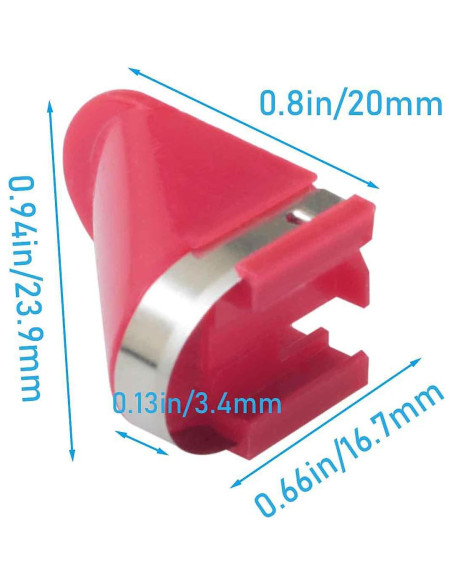 10 Cuchillas de Repuesto para Pelador Eléctrico WHYHKJ Rojo 10 Cuchillas de Repuesto para Pelador Eléctrico WHYHKJ Rojo