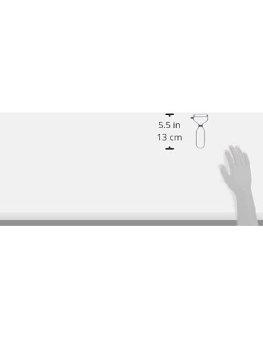 Pelador Profesional Arcos Niquelado 13.97 cm para Frutas y Verduras