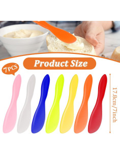 Set de 7 Cuchillos de Mantequilla de Plástico YQQYG 17.8 cm 2